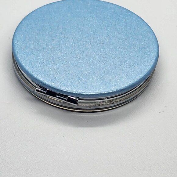 Last one Brand New Blue Flower Compact Double Sided Mirror - Picture 2 of 4